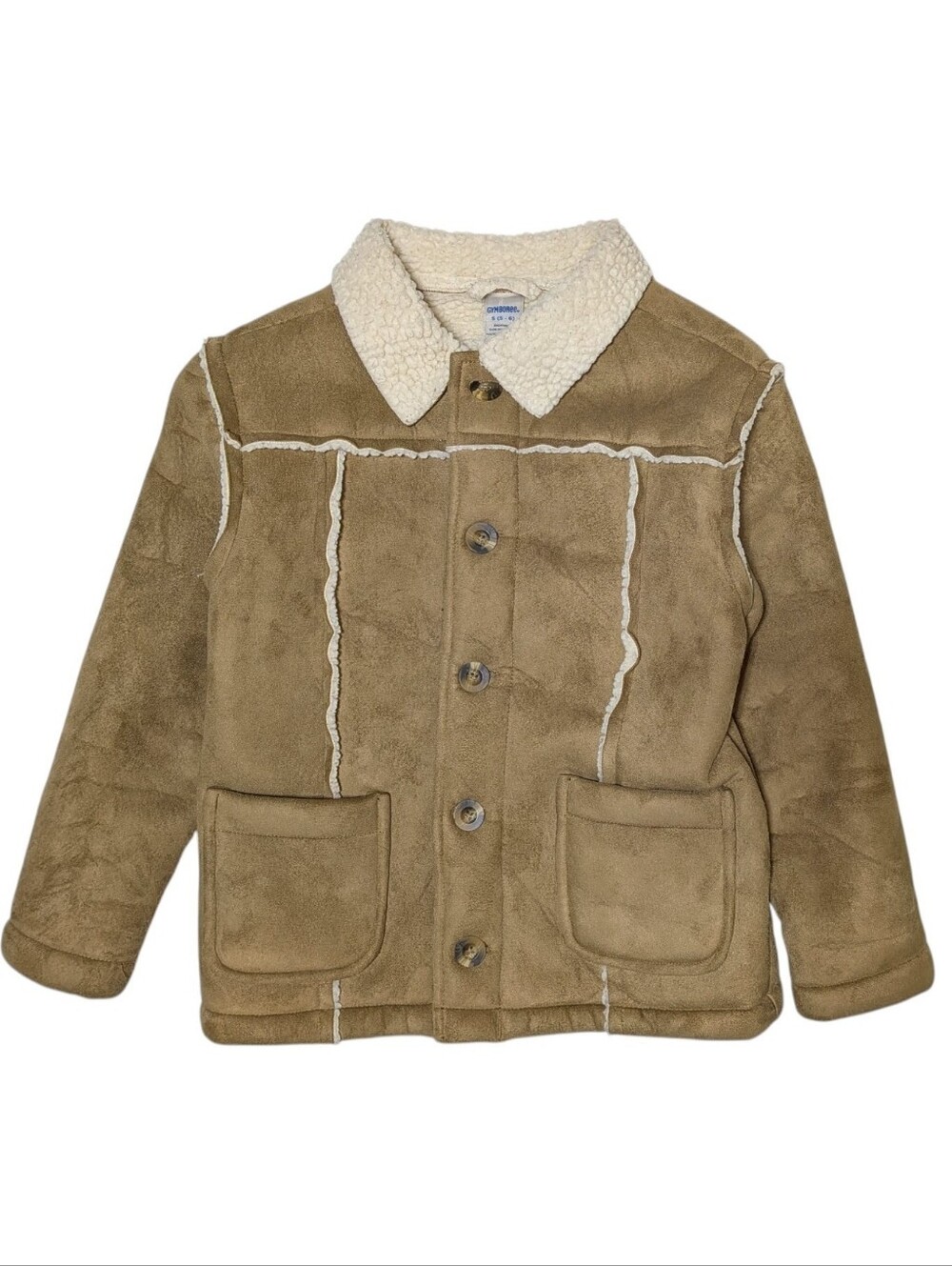 Gymboree Kid's Faux Suede Sherpa-Lined Jacket